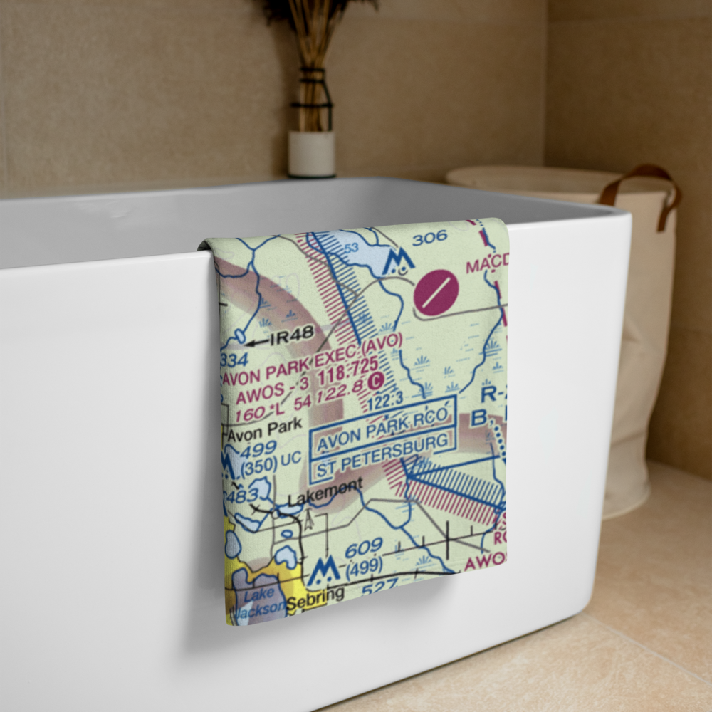 Crews Homestead Ranch Airport (FL01) VFR Sectional Towel 