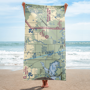 Crooked Lake Airstrip (20ND) VFR Sectional Towel