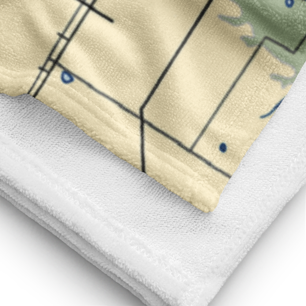 Crosby Municipal Airport (D50) VFR Sectional Towel 