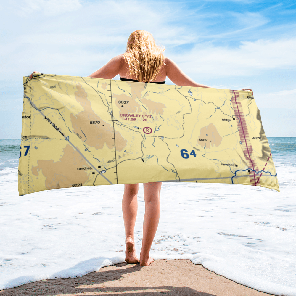 Crowley Ranch Airstrip (78OR) VFR Sectional Towel 