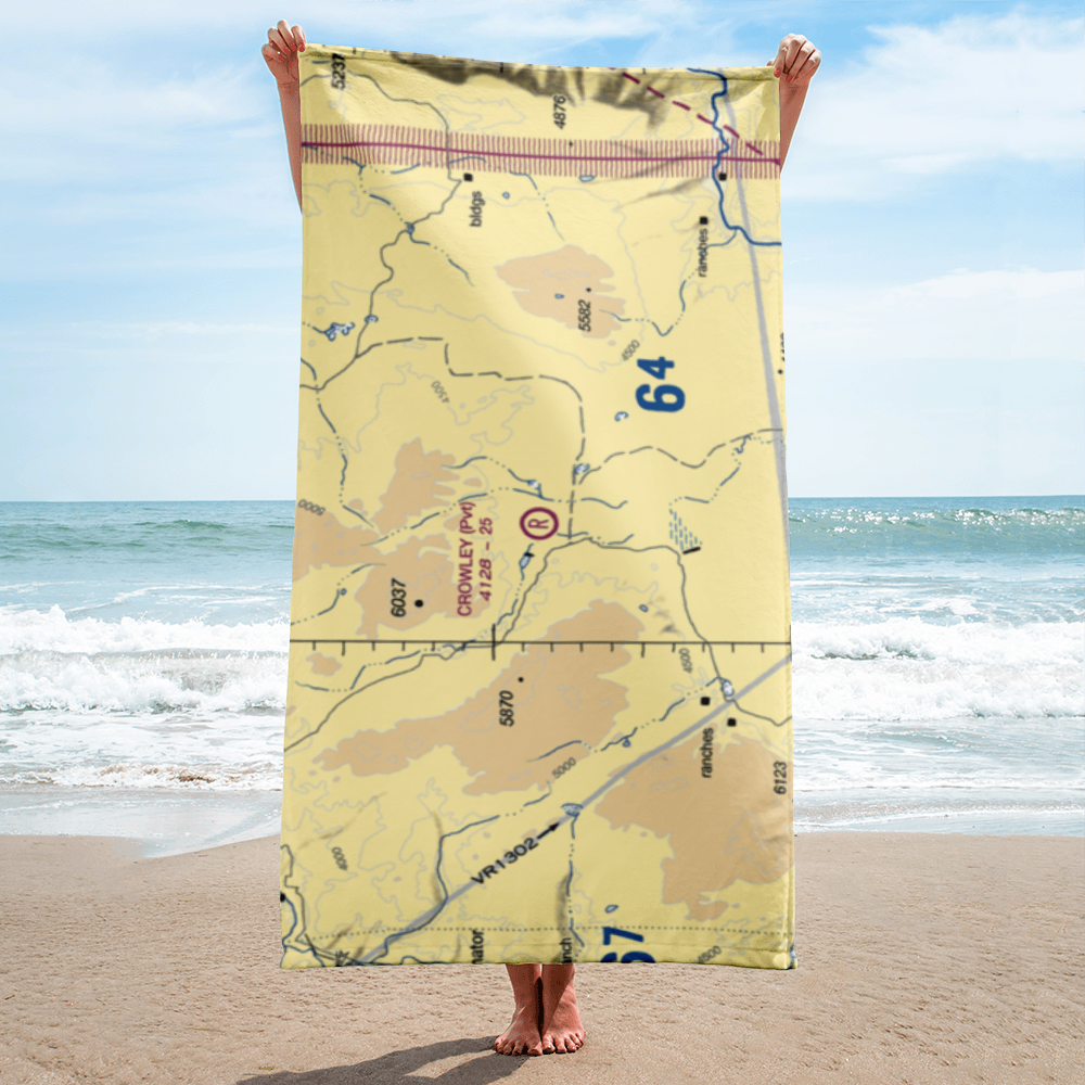 Crowley Ranch Airstrip (78OR) VFR Sectional Towel 