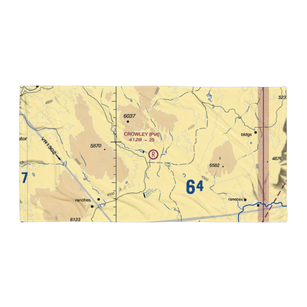 Crowley Ranch Airstrip (78OR) VFR Sectional Towel 
