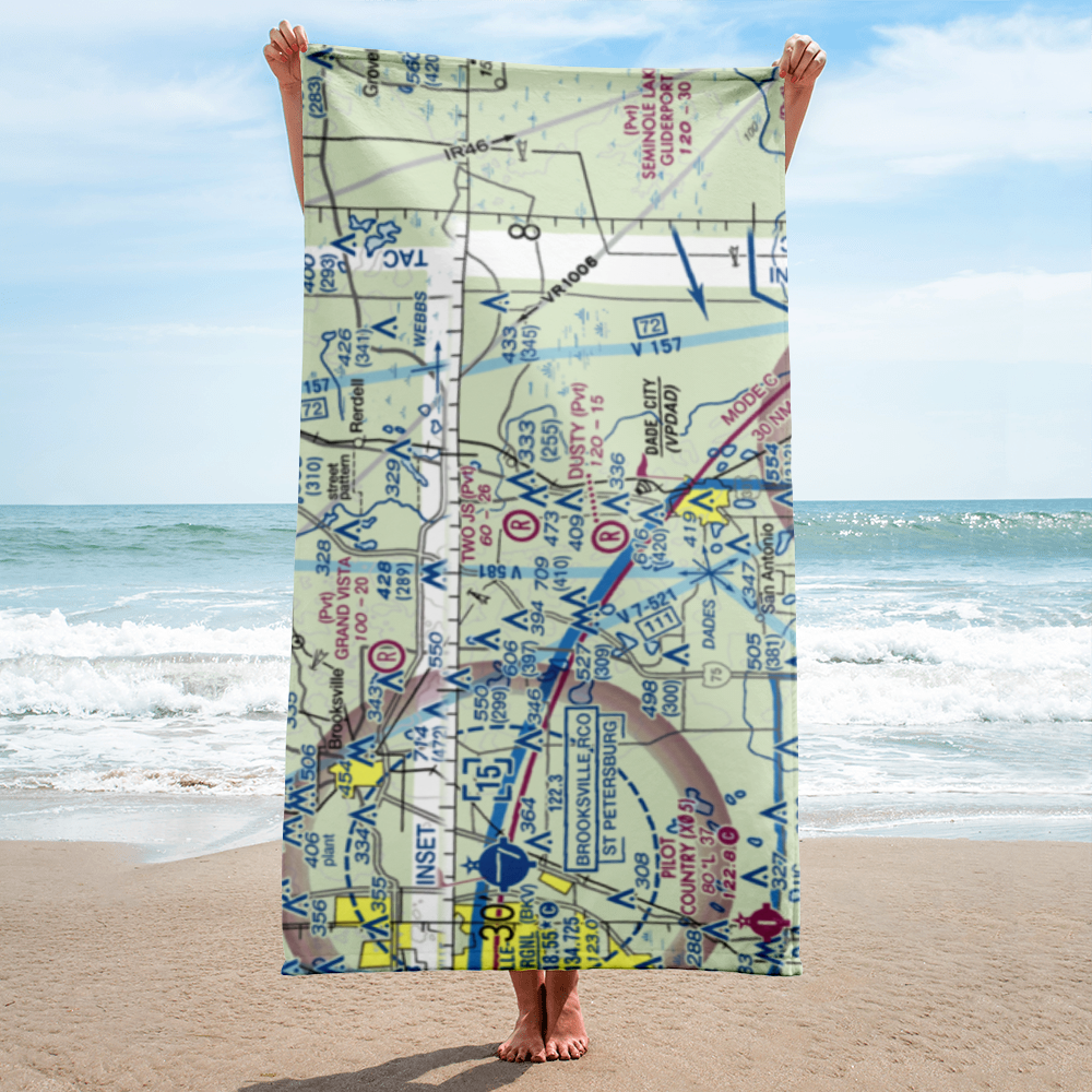 Cub Haven STOLport (FD53) VFR Sectional Towel 