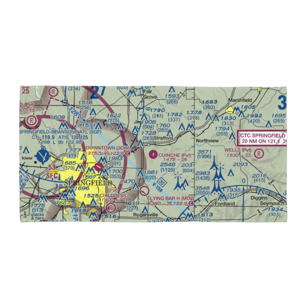 Cuinche Airport (MO01) VFR Sectional Towel 