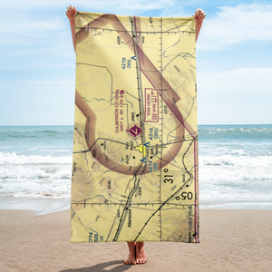 Culberson County Airport (VHN) VFR Sectional Towel