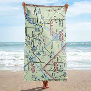 Curless Airport (IS08) VFR Sectional Towel