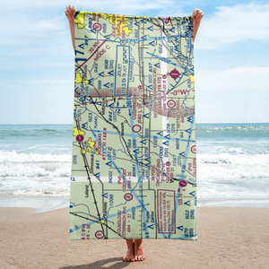 Cushing Field Ltd Airport (0C8) VFR Sectional Towel