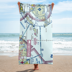 Cuttyhunk Harbor Seaplane Base (6MA9) VFR Sectional Towel