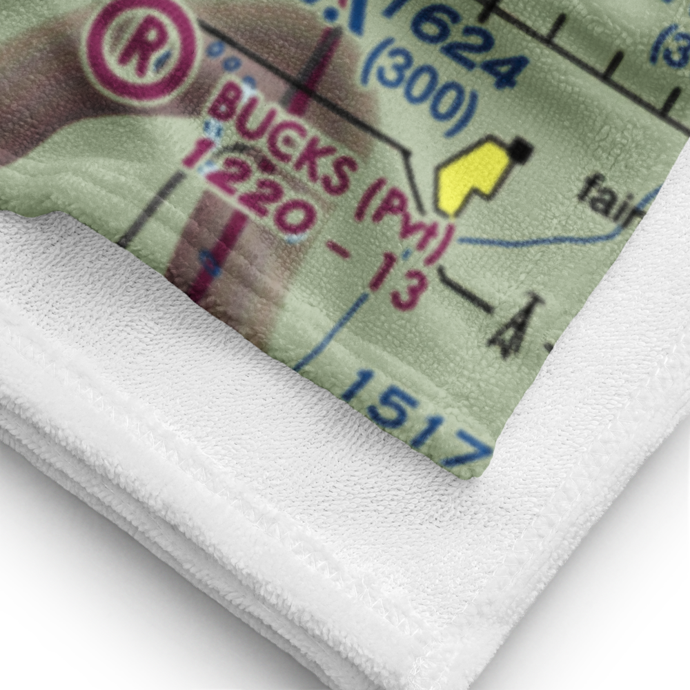 Cuyahoga County Airport (CGF) VFR Sectional Towel 