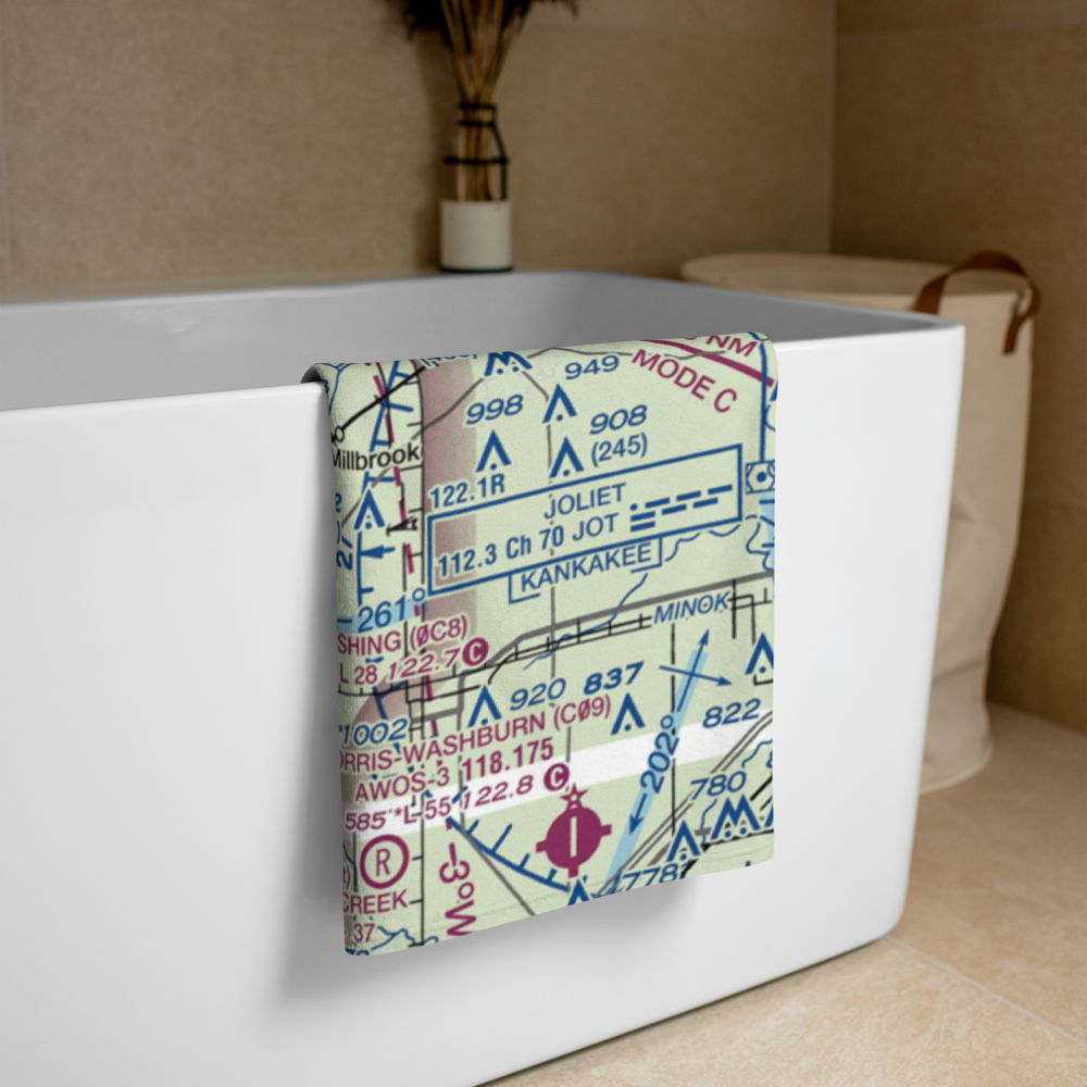 Cwian Field (2LL1) VFR Sectional Towel 