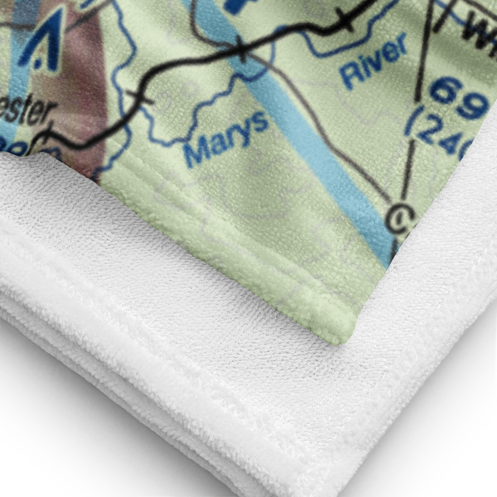 Dale Curten Farm Airport (37LL) VFR Sectional Towel 