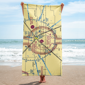 Dalhart Municipal Airport (DHT) VFR Sectional Towel