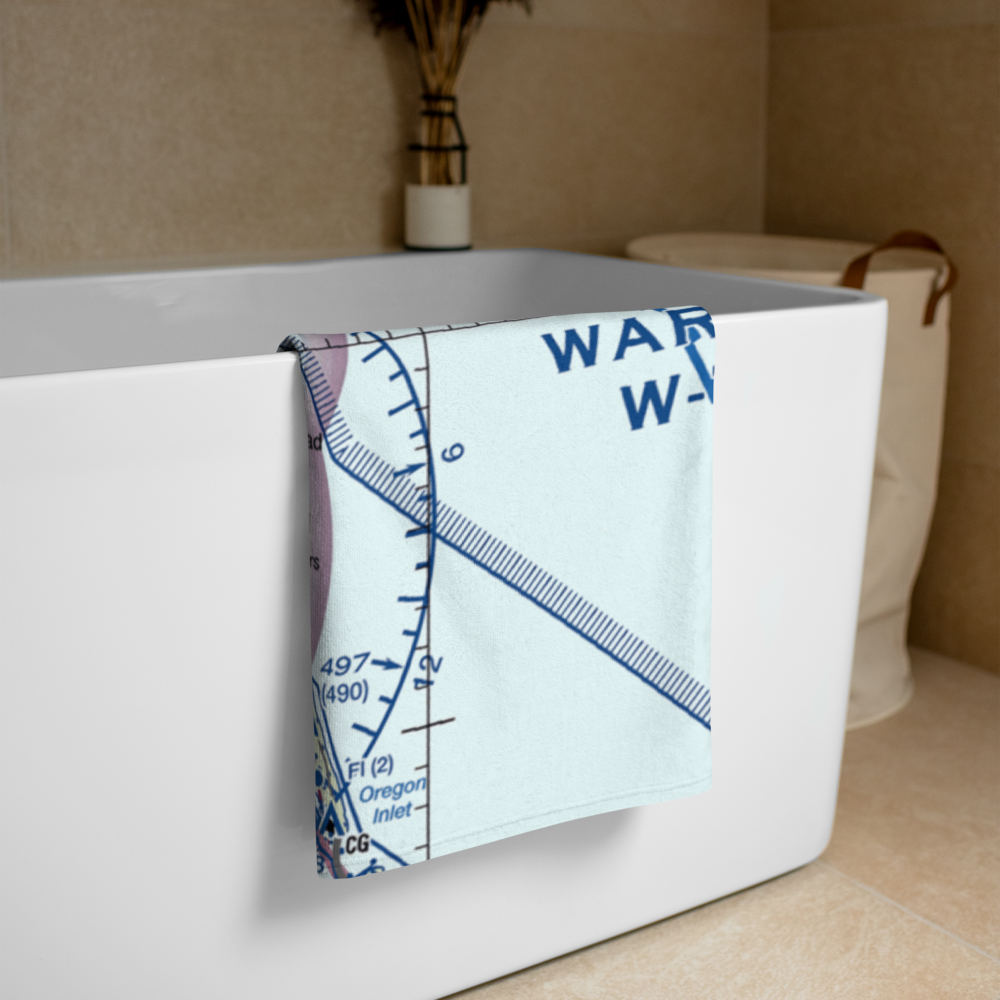 Dare County Regional Airport (MQI) VFR Sectional Towel 