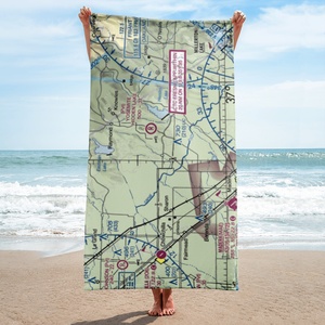 Daulton Airport (77CA) VFR Sectional Towel