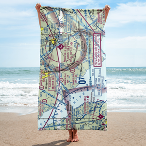 Dave's Aerodrome (7NJ9) VFR Sectional Towel