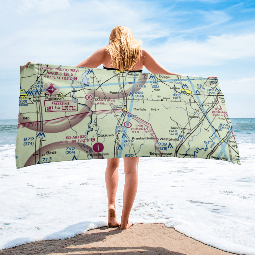 Davis Airport (1II3) VFR Sectional Towel 