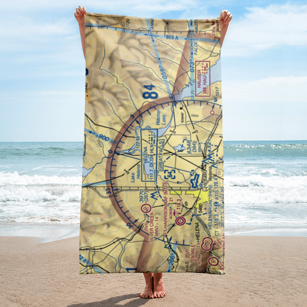 Davis Airport (1MT4) VFR Sectional Towel 