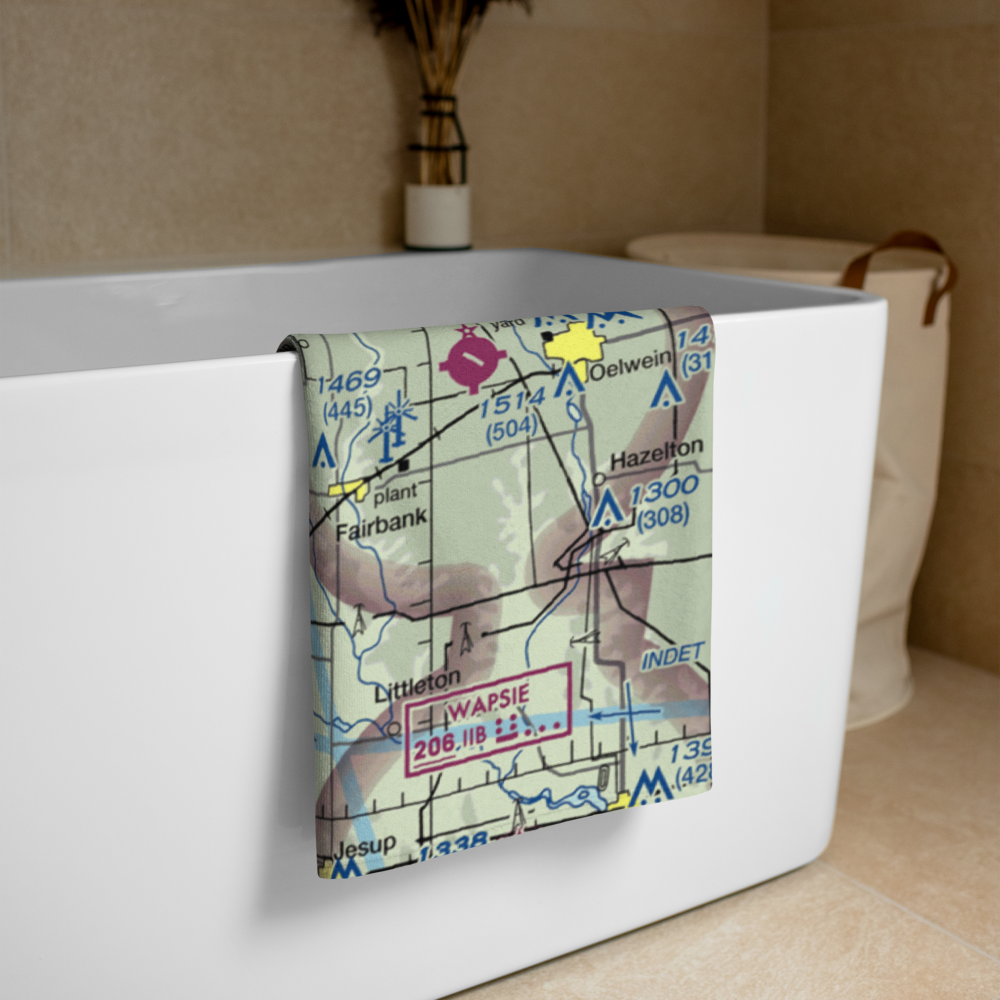 Davis Field (6IA5) VFR Sectional Towel 