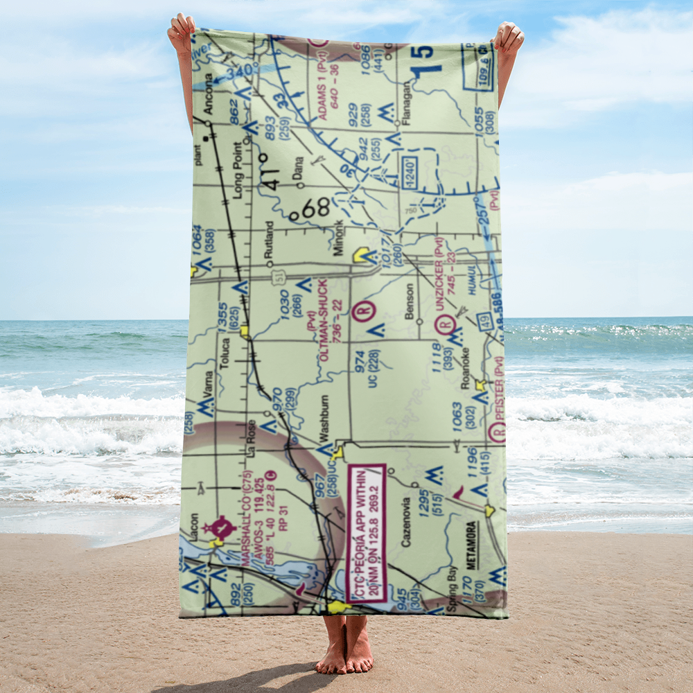 Davison Restricted Landing Area (US-0090) VFR Sectional Towel 