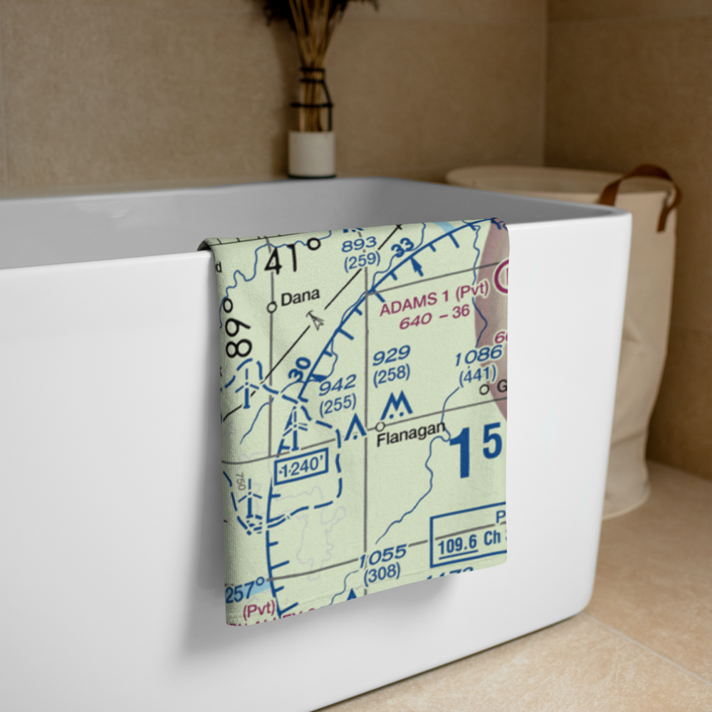 Davison Restricted Landing Area (US-0090) VFR Sectional Towel 