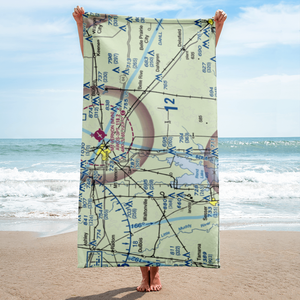 Davy Jones /Private/ Airport (3IS6) VFR Sectional Towel