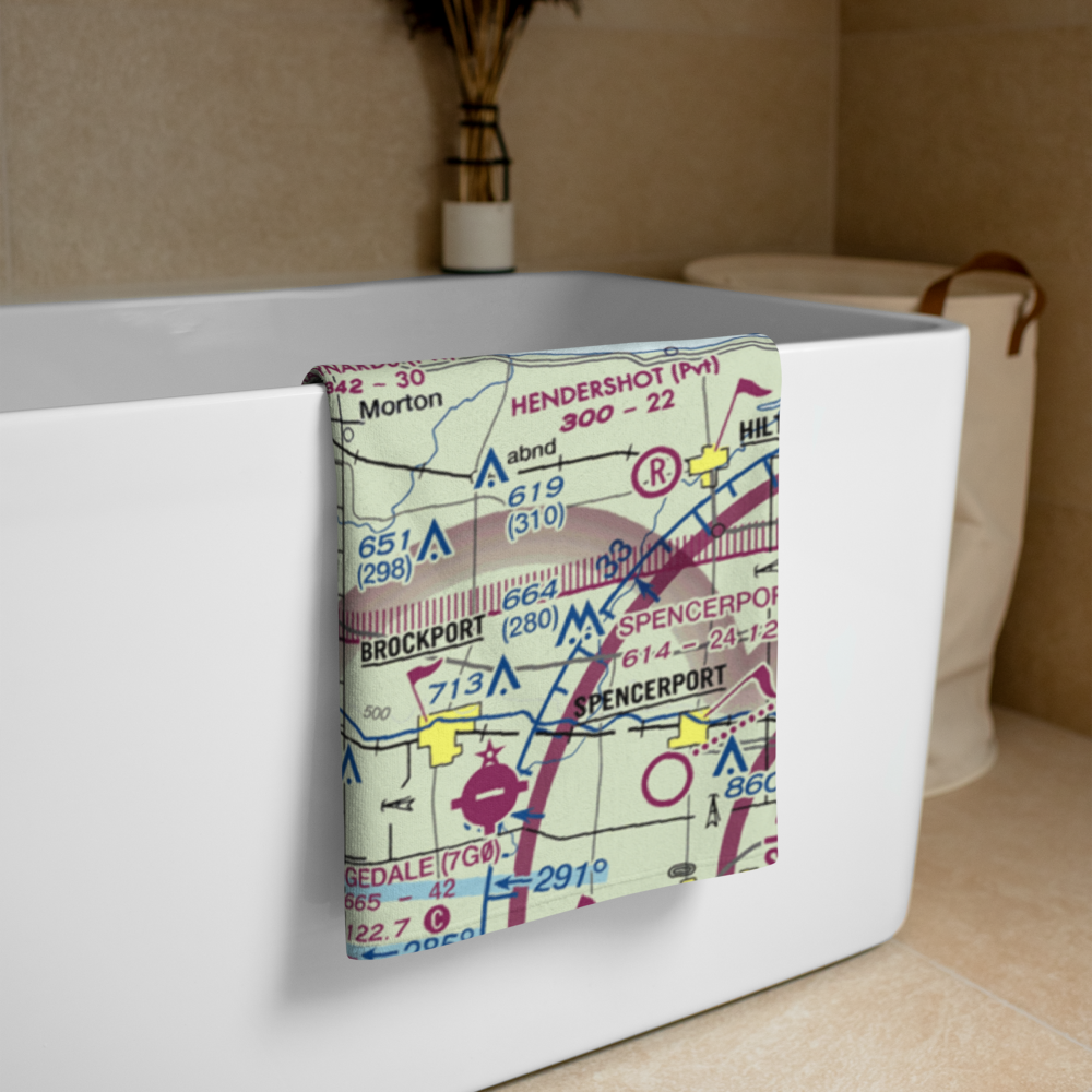 Dawn Patrol Aviation Airport (NK31) VFR Sectional Towel 