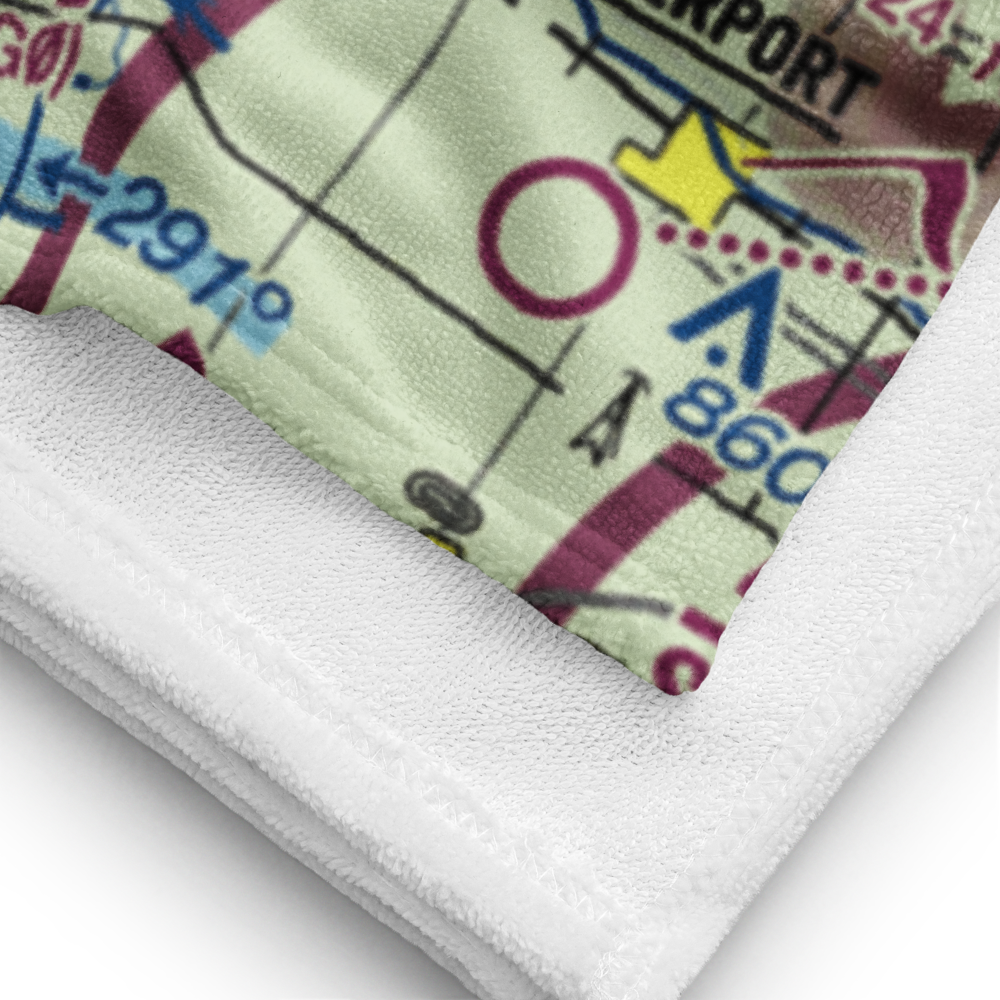 Dawn Patrol Aviation Airport (NK31) VFR Sectional Towel 