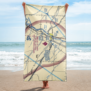 Dawson Community Airport (GDV) VFR Sectional Towel