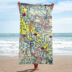 Dayton-Wright Brothers Airport (MGY) VFR Sectional Towel