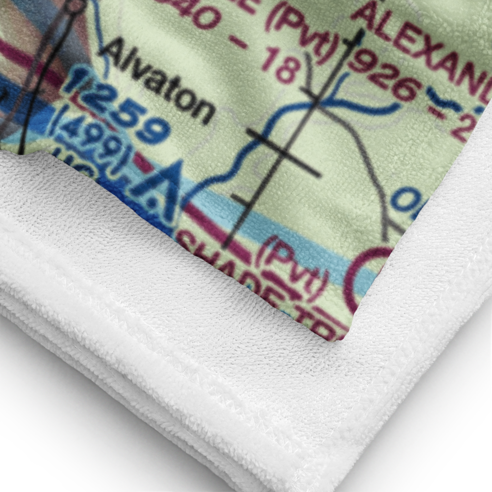 Dbaks Airport (91GA) VFR Sectional Towel 