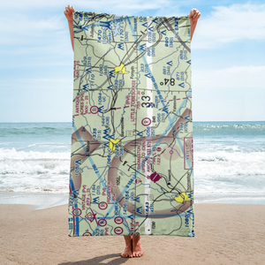 De De Airport (1GA6) VFR Sectional Towel