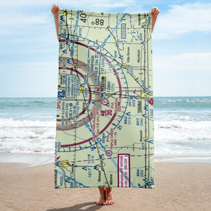 Dean Schwenk RLA Airport (89IL) VFR Sectional Towel