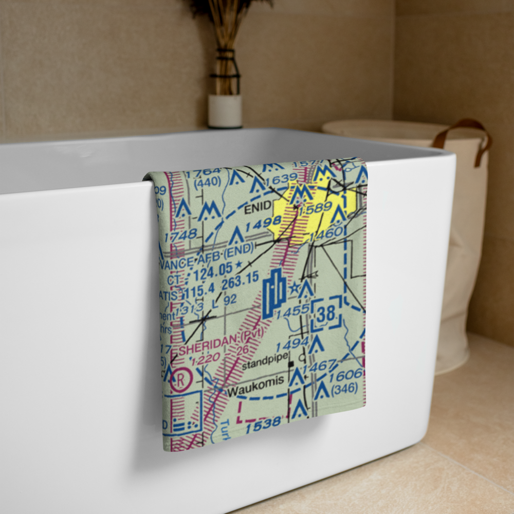 Decker Field (4O7) VFR Sectional Towel 