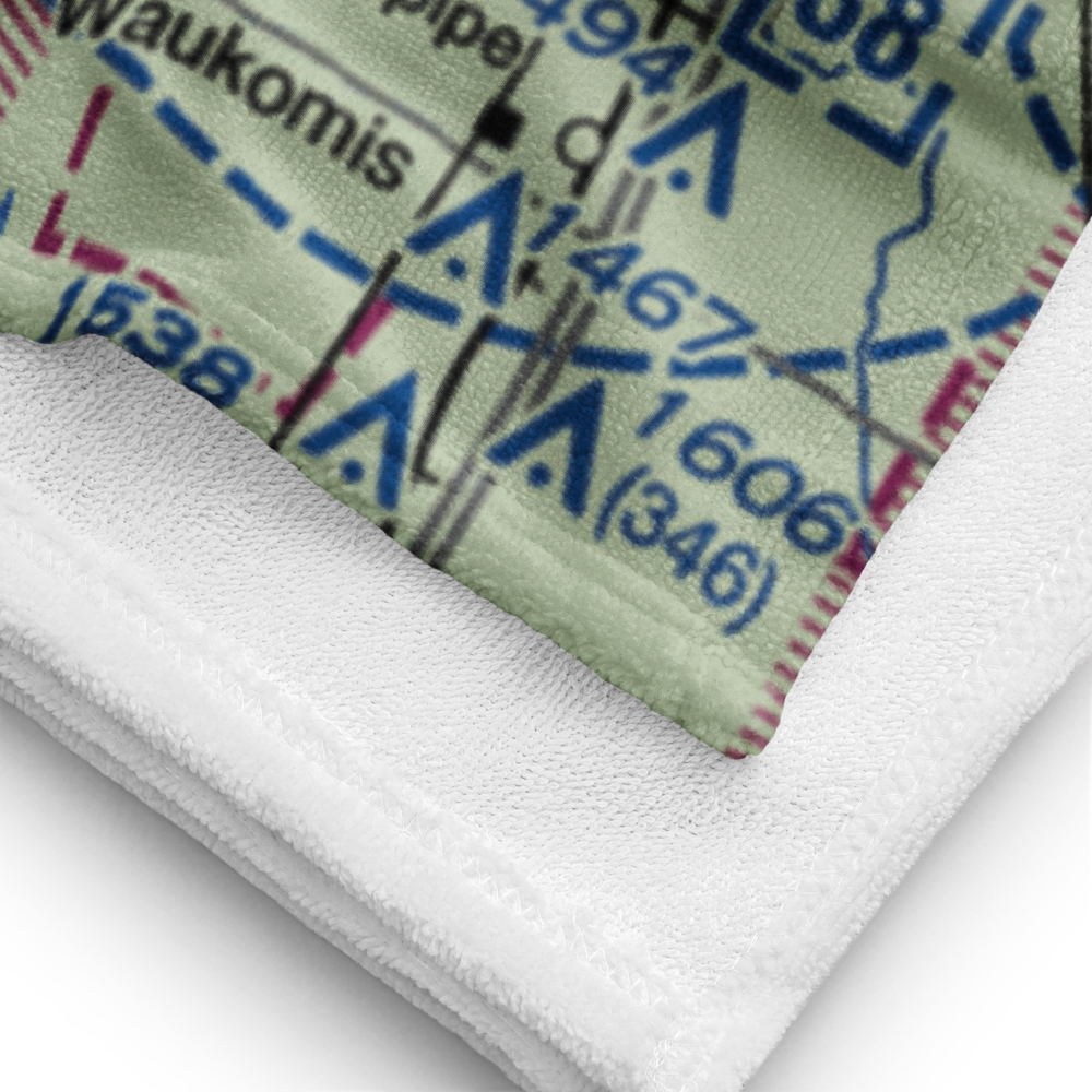 Decker Field (4O7) VFR Sectional Towel 