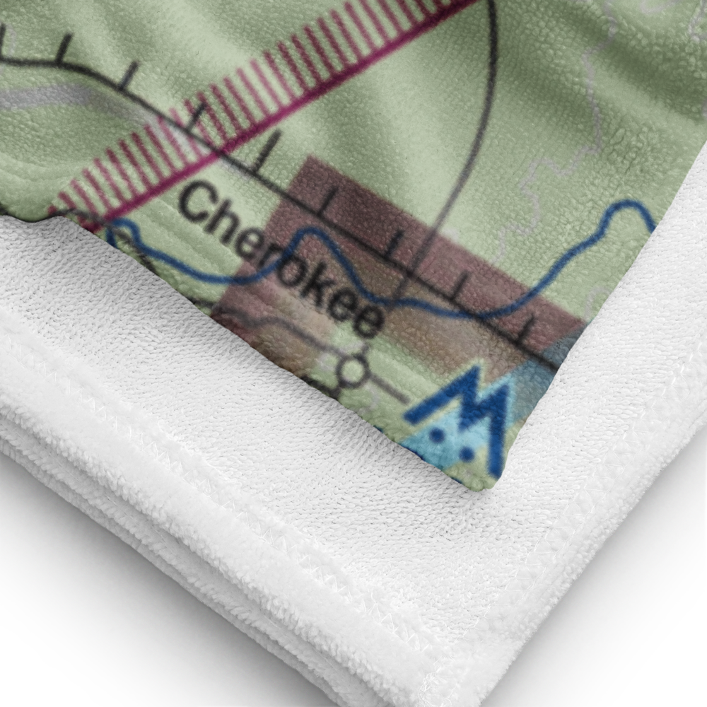 Deep Creek Ranch Airport (XS61) VFR Sectional Towel 