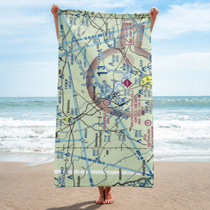 Deerfield Landing Airport (9GA9) VFR Sectional Towel