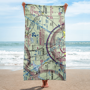 Del Monte Airport (WI51) VFR Sectional Towel