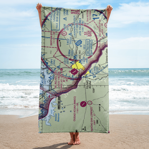 Del Rio International Airport (DRT) VFR Sectional Towel