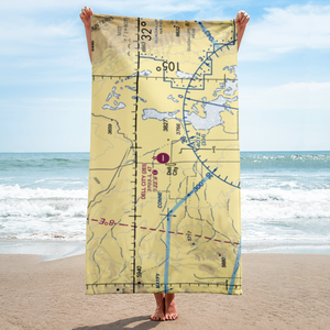 Dell City Municipal Airport (2E5) VFR Sectional Towel