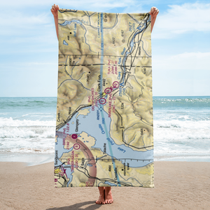 Delta Shores Airport (00ID) VFR Sectional Towel