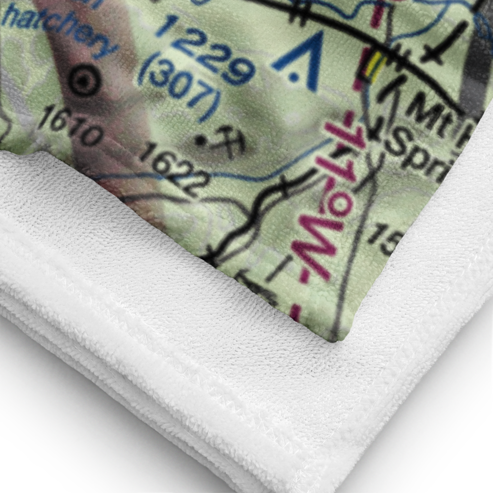 Derick Ultralight Flightpark (PA07) VFR Sectional Towel 