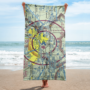 Des Moines International Airport (DSM) VFR Sectional Towel