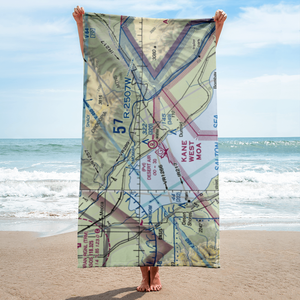 Desert Air Sky Ranch Airport (63CA) VFR Sectional Towel