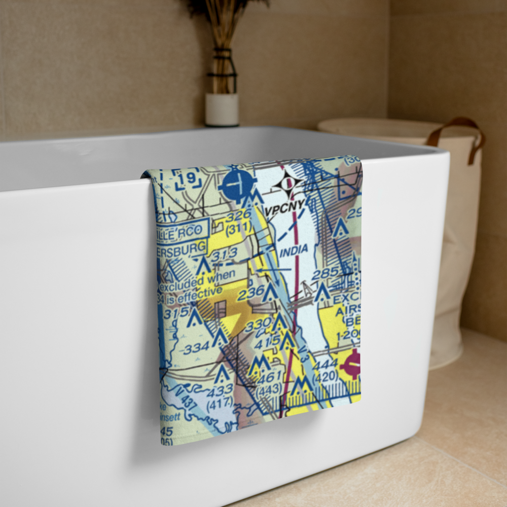 Devils Garden Strip (FA18) VFR Sectional Towel 