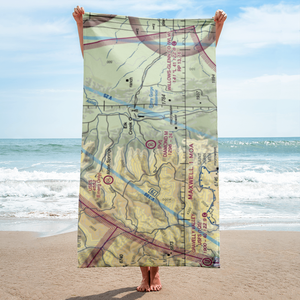 Diamond M Ranch Airport (90CL) VFR Sectional Towel