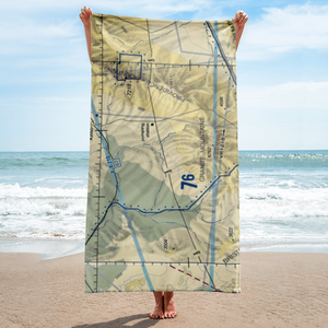 Dick Taylor Airstrip (43CA) VFR Sectional Towel