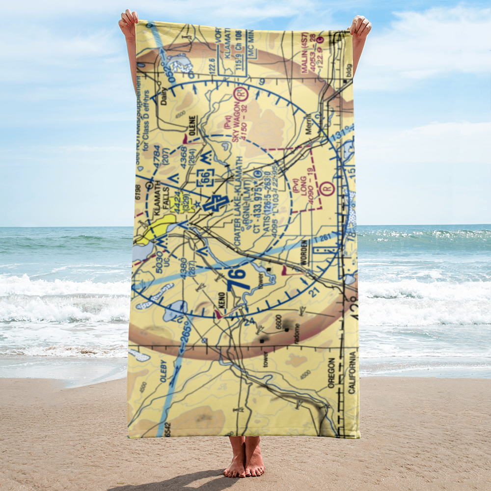 Dillon Field Airport (3OG3) VFR Sectional Towel 