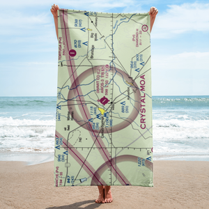 Dimmit County Airport (CZT) VFR Sectional Towel