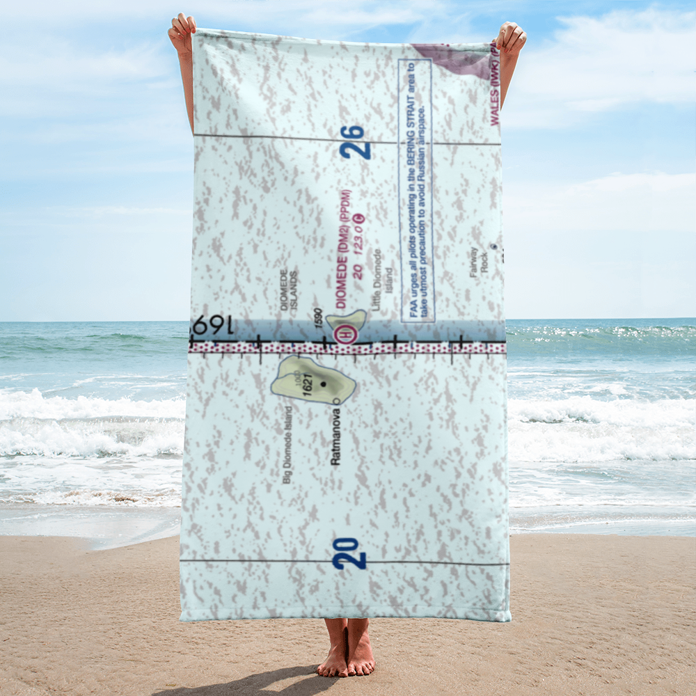 Diomede Heliport (DM2) VFR Sectional Towel 