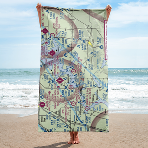 Disney Airport (OK95) VFR Sectional Towel